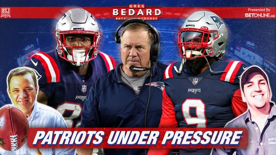 .@betonline_ag Podcast: Bedard Patriots Pod - Patriots under the most pressure in 2022 taken at BSJ Headquarters (Patriots)